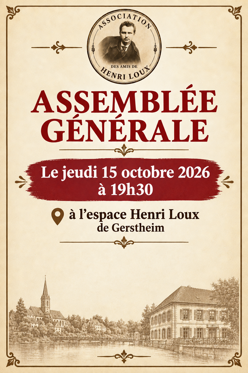 Invitation AG Association Henri Loux